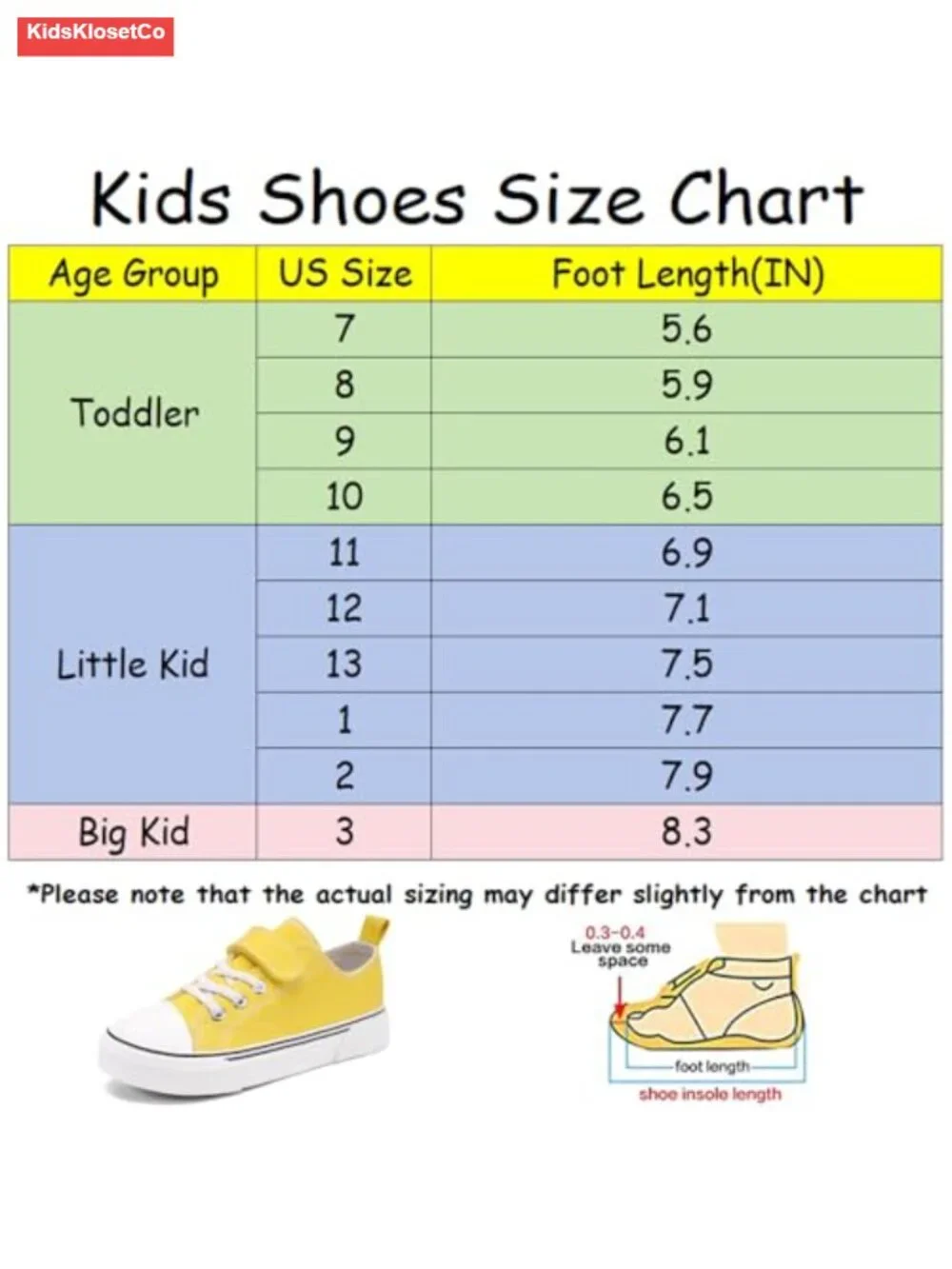 Low Top Adjustable Hook & Loop Canvas Sneakers for Kids